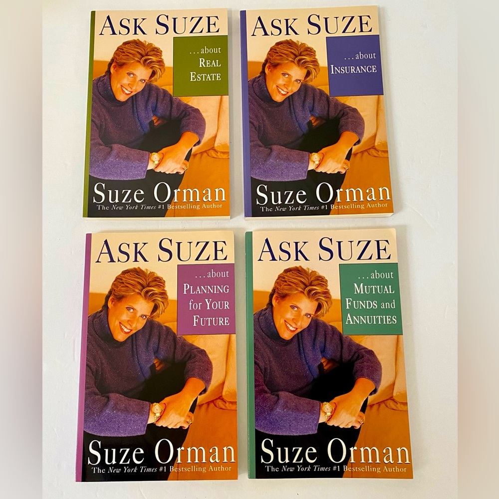 Ask Suze Financial Planning Paperback Book Set Lot of 8 Debt Real Estate Stocks